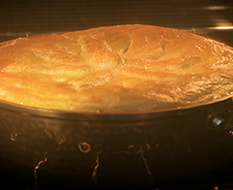 Gotham Steel™ Hammered Pan inside oven